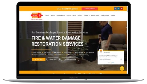 new restoration water damage site