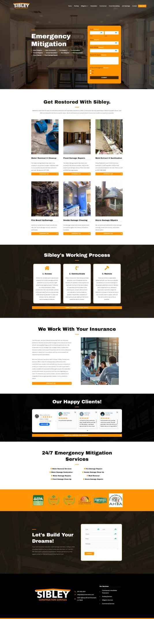 water damage website