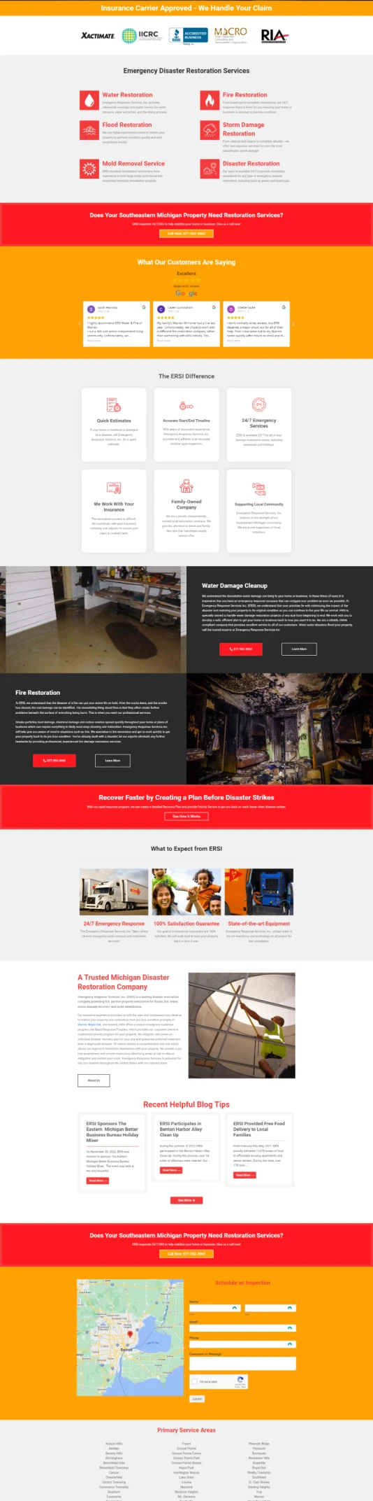 water damage website